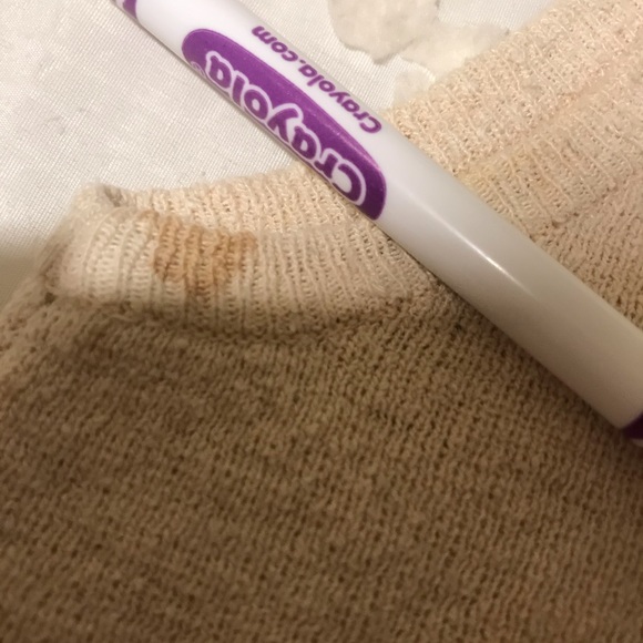 Vintage Floral Detailed Cream Sweater Vest - Picture 5 of 5